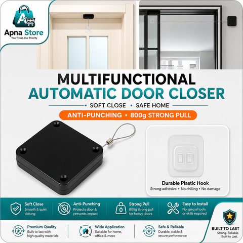 (FREE HOME DELIVERY) Multifunctional Automatic Door Closer